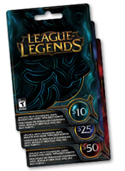 League of Legends گیفت کارت آماده - تحویل فوری